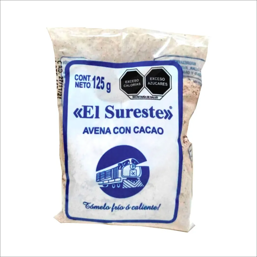 Paquete Avena con Cacao el Sureste  20 Bolsas 125GR